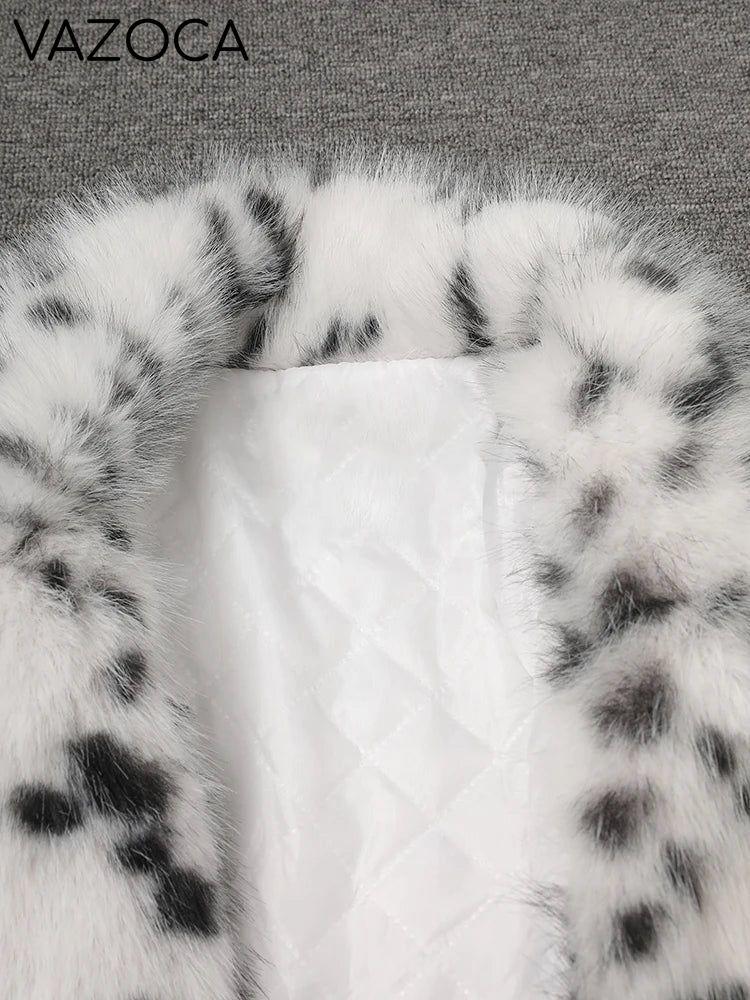 Opulent Fur Plush Coat