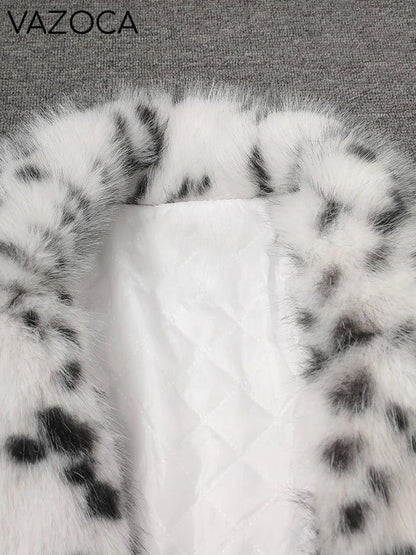 Opulent Fur Plush Coat