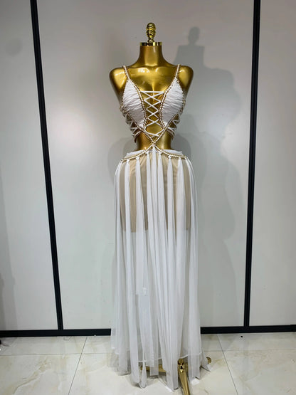 Celena Backless Maxi Dress