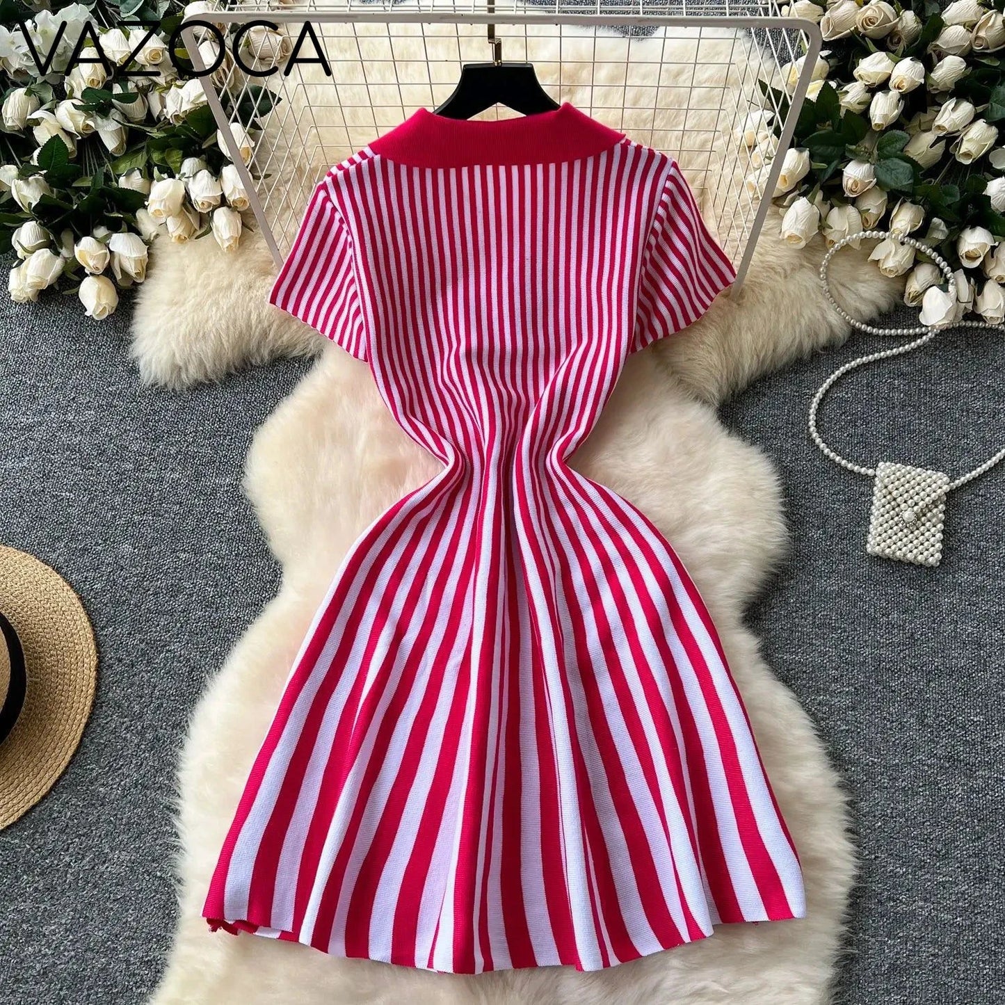 Vintage Knitted Mini Dress