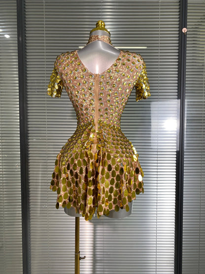 Life Of The Party Sequins Dress