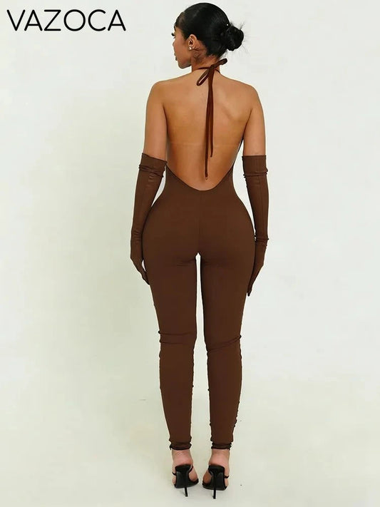 Shelli V-Neck Jumpsuit