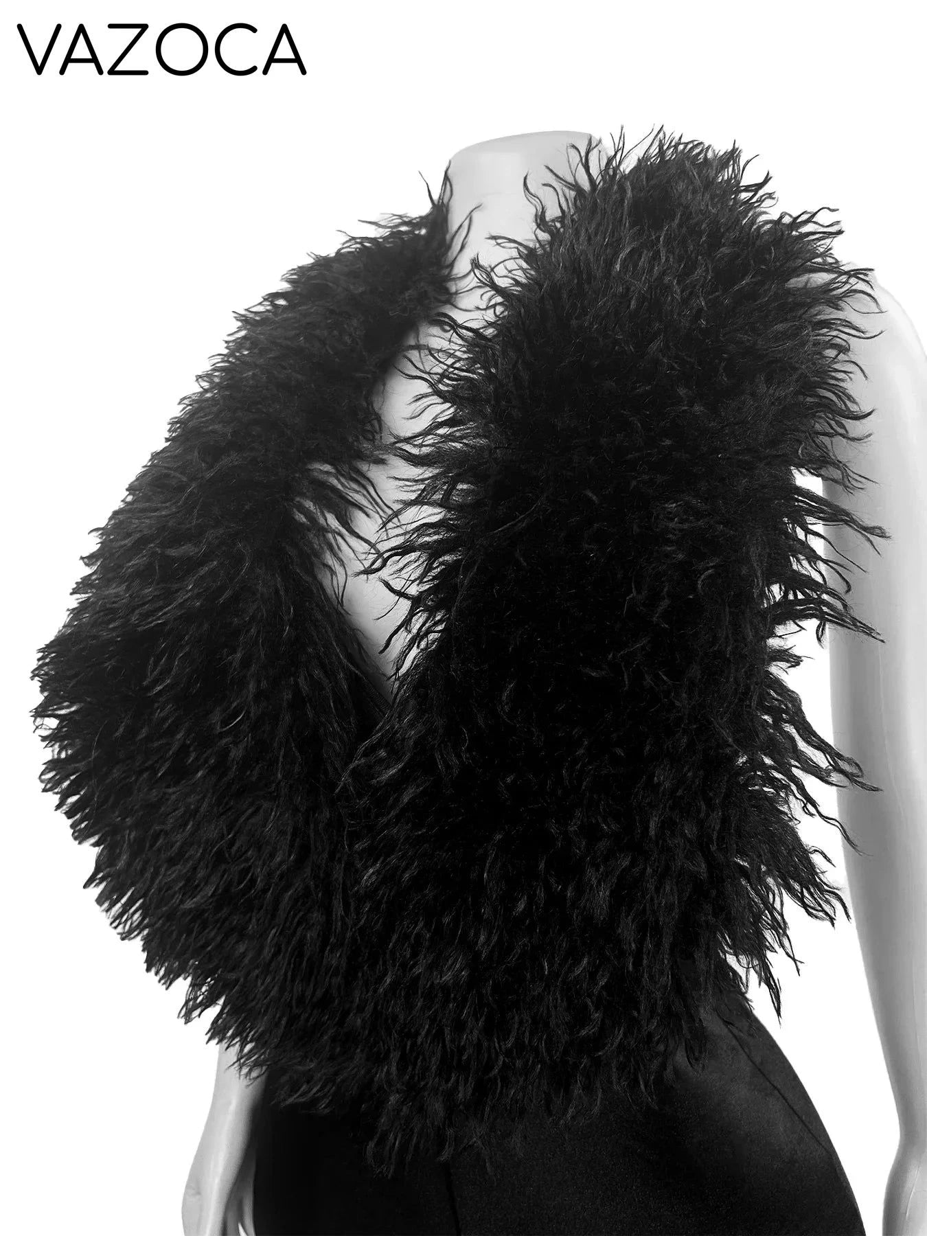 Fur Away Backless Romper