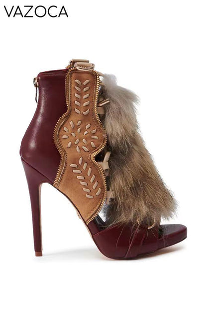 Vintage Fur Heels