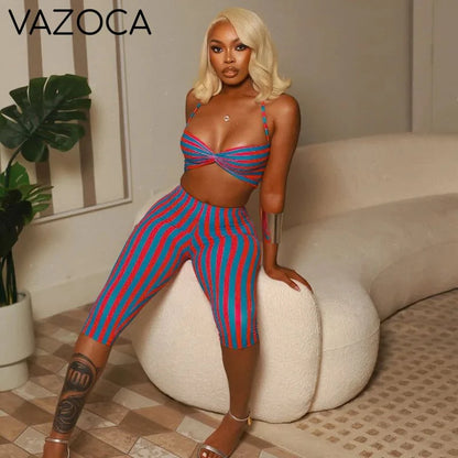 Wanda Striped Set