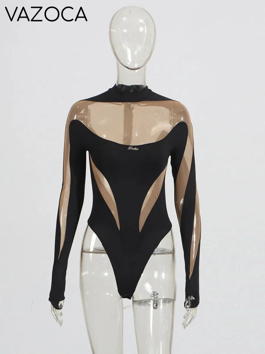 Chic Mesh Romper