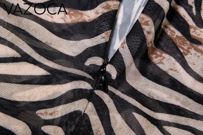 She's A Beast Zebra Jumpsuit