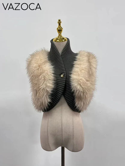 Fur Luxurious Crop Vest