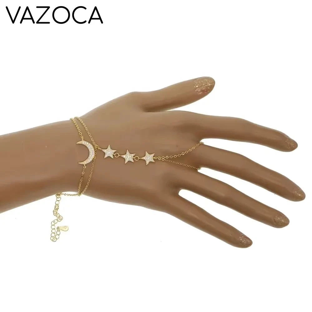 Charm Ring Wrist Bracelet