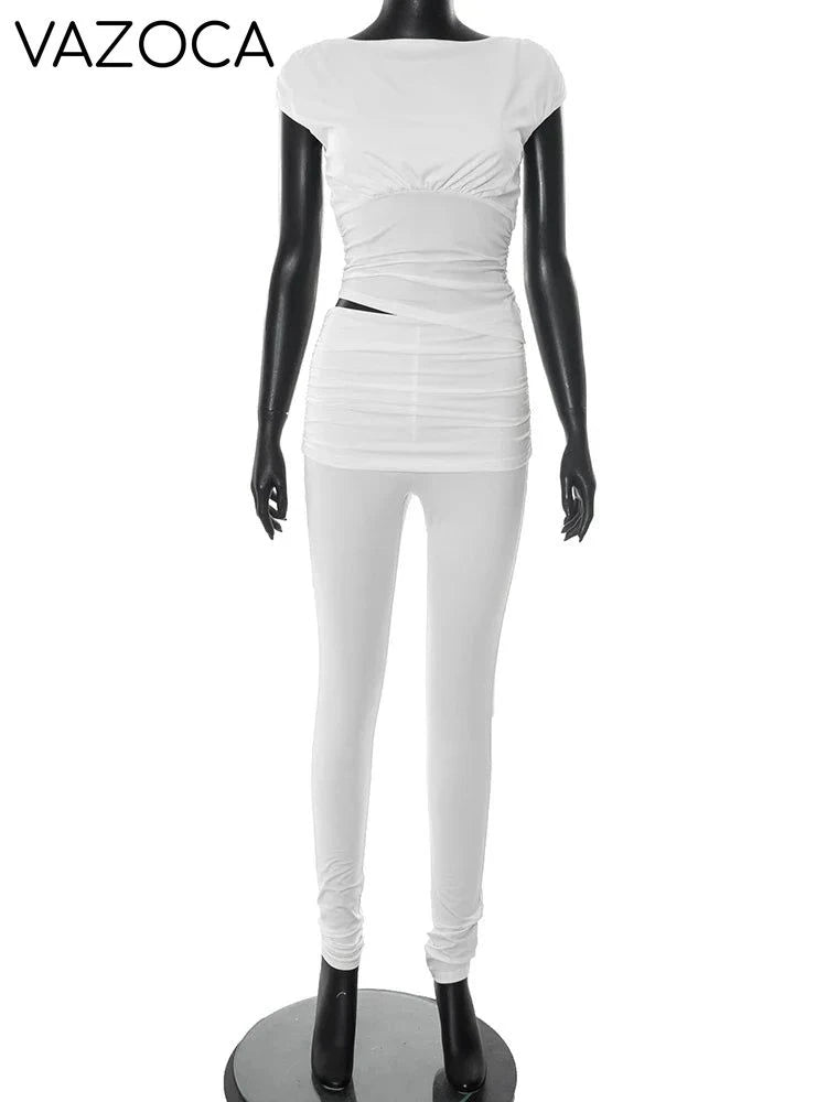 Daizy Ruched Pants Set