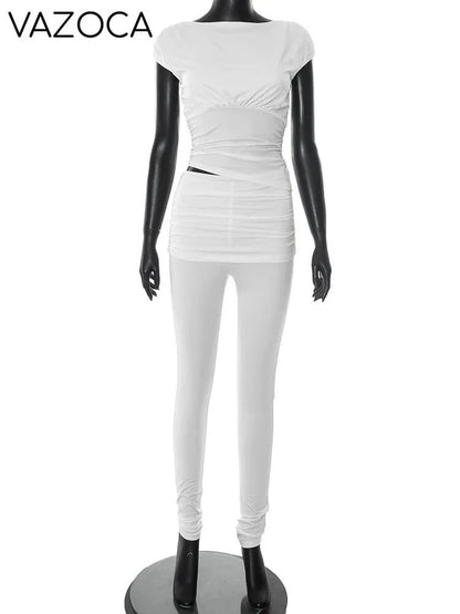 Daizy Ruched Pants Set