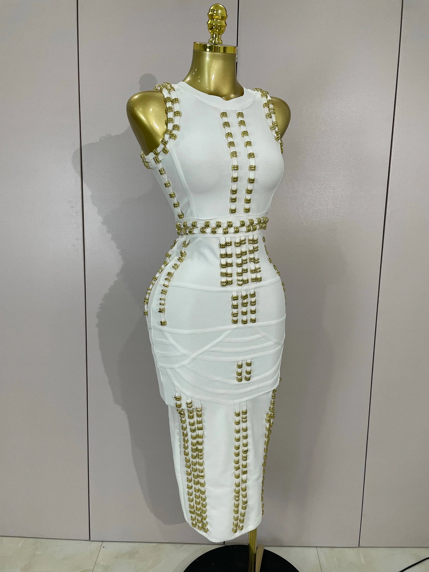 Hollywood Bandage Midi Dress