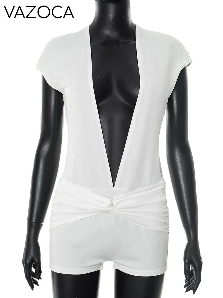 Elliana Ruched Romper