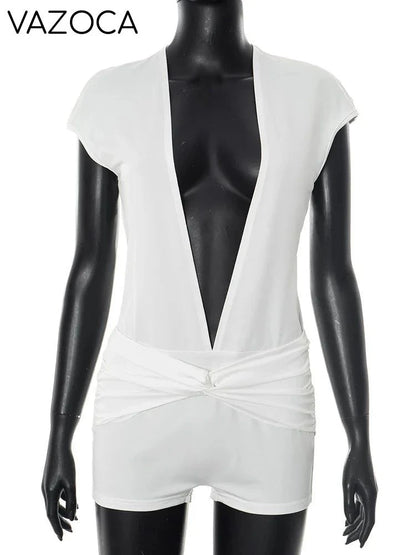 Elliana Ruched Romper
