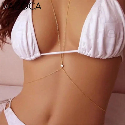 Pearl Boho Bikini Waist Chain Body Jewelry