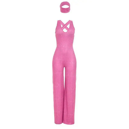 Cia Backless Wide Leg Jumpsuit