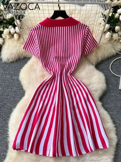 Vintage Knitted Mini Dress
