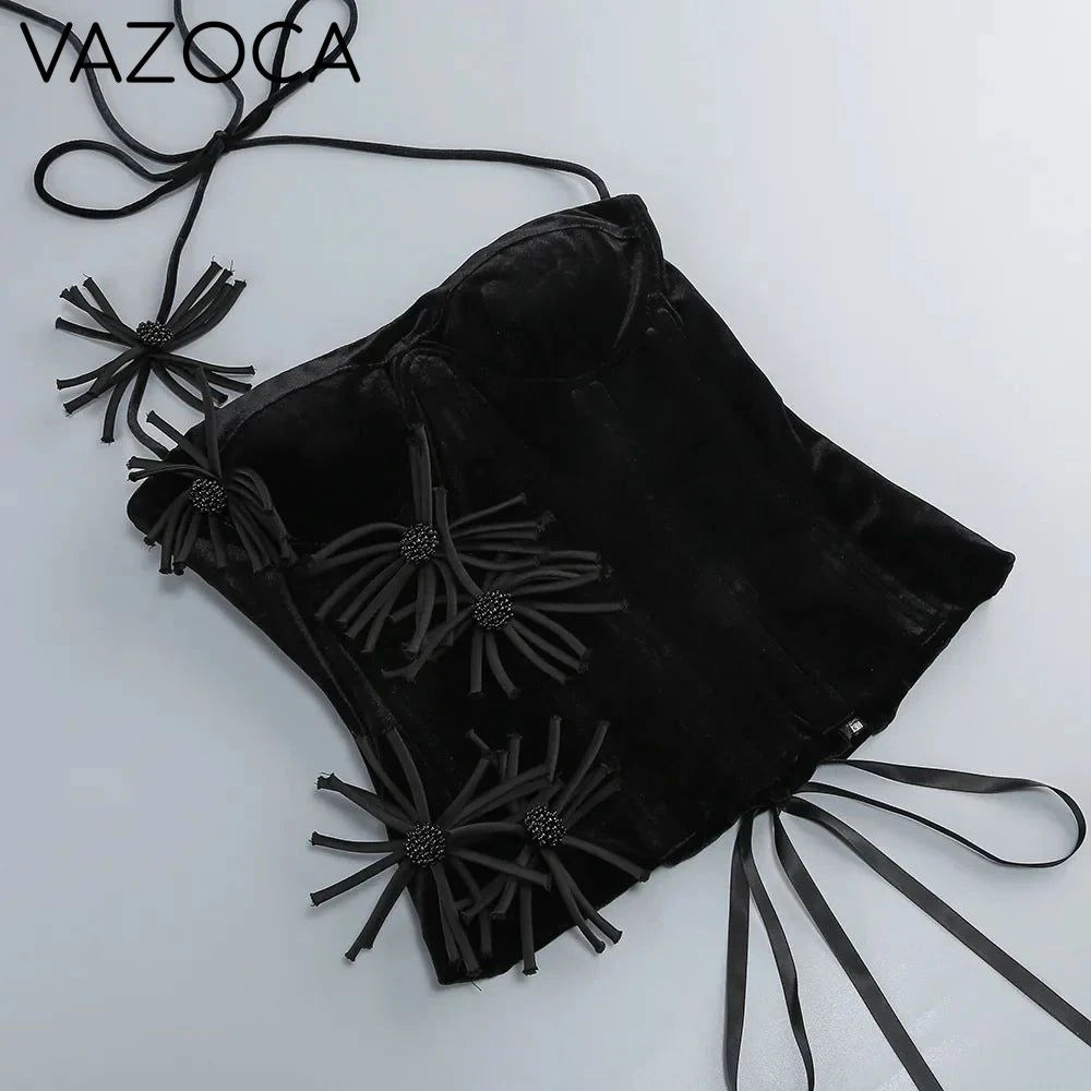Twilight Velvet Mini Skirt Set