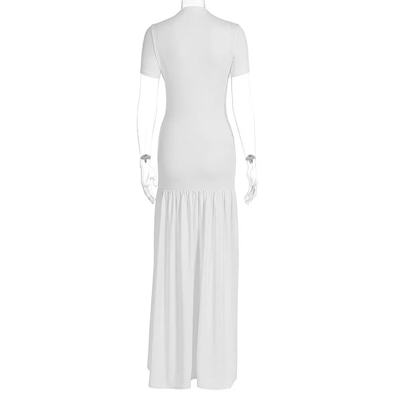 Yvana Ruffle Maxi Dress