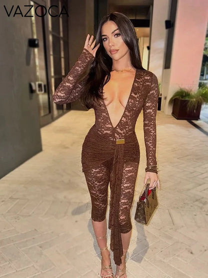Jana Mesh Jumpsuit