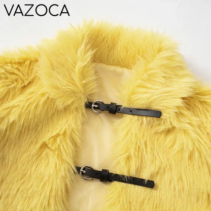 Fur Plush Cropped Jacket