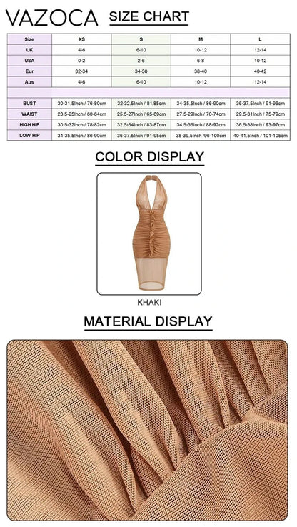 Bella Mesh Pleated Dress