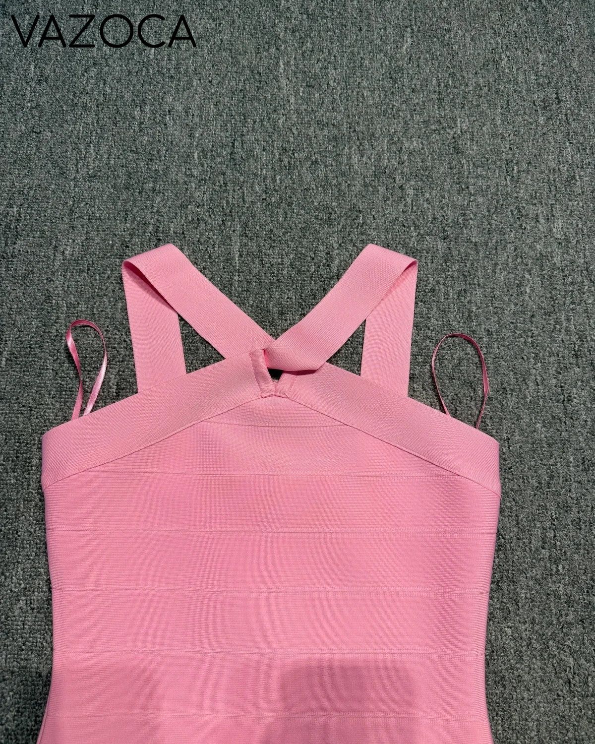 Pink Bodycon Bandage Mini Dress