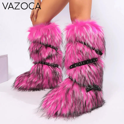 Plush Furry Boots