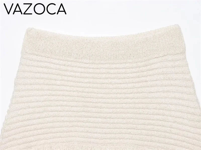Bella Tassel Knit Cardigan Skirt Set