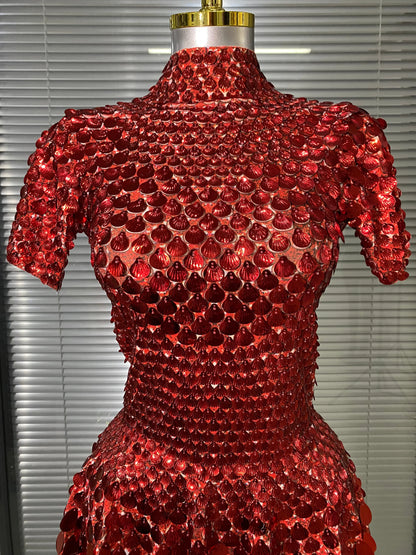 Life Of The Party Sequins Dress