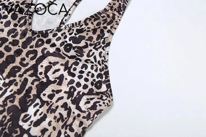 Peach Leopard Jumpsuit