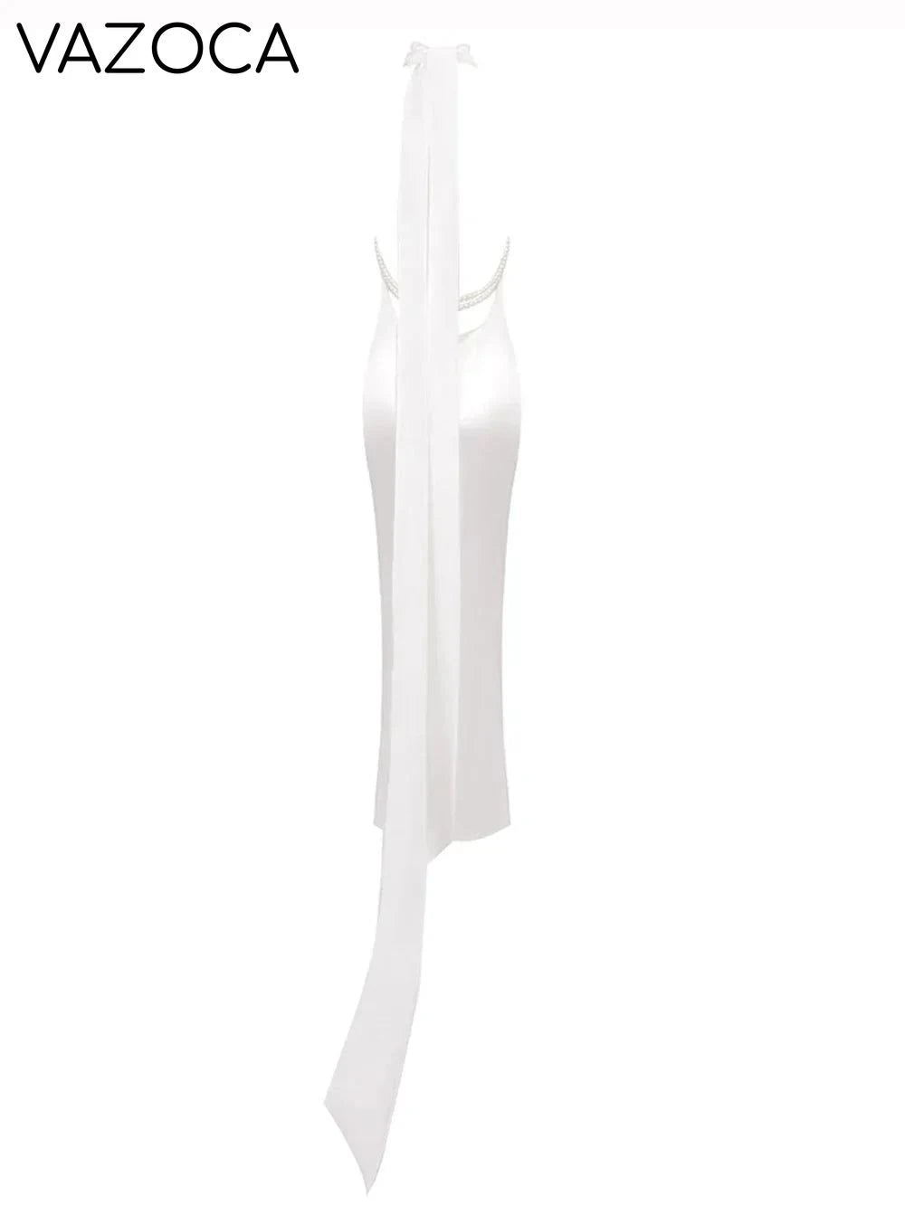 Pearl Backless Maxi Dress