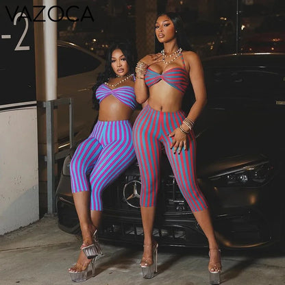 Wanda Striped Set