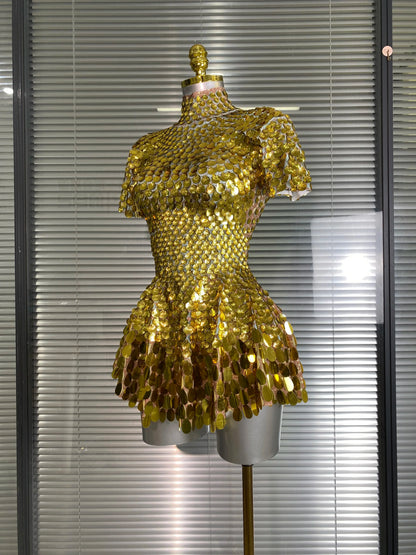Life Of The Party Sequins Dress