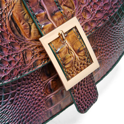 Reptile Pattern Crossbody Bag