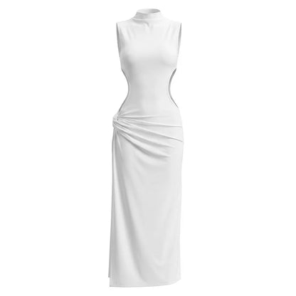 Robin Cutout Ruched Maxi Dress