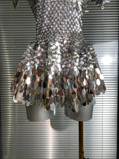 Life Of The Party Sequins Dress