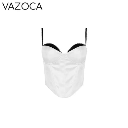 Satin Bustier Corset Top