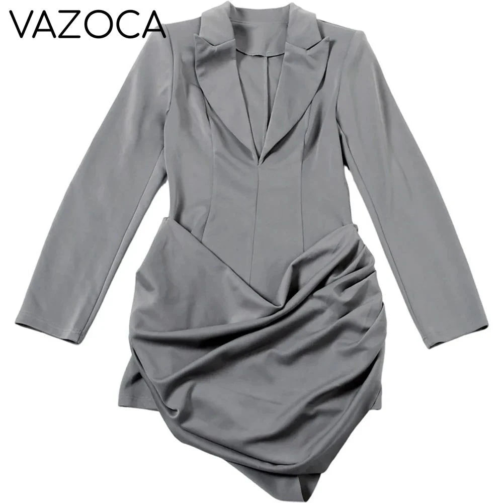 Blazer Ruched Dress