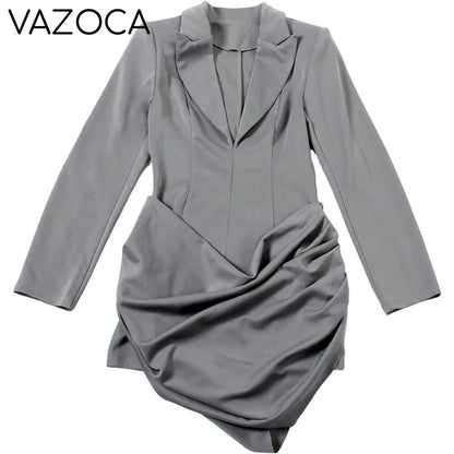 Blazer Ruched Dress