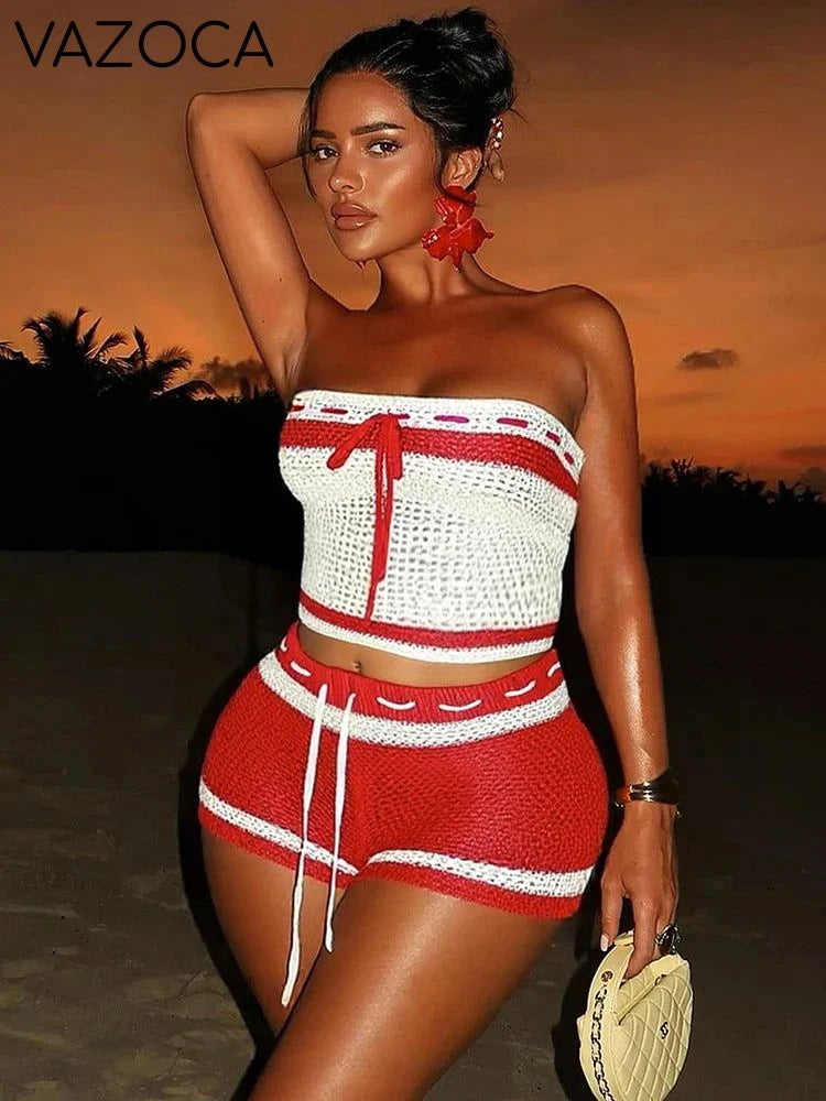 Akala Crochet Short Set