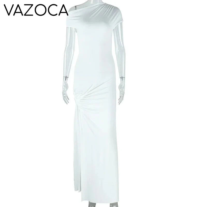 Louise Pleated Maxi Dress