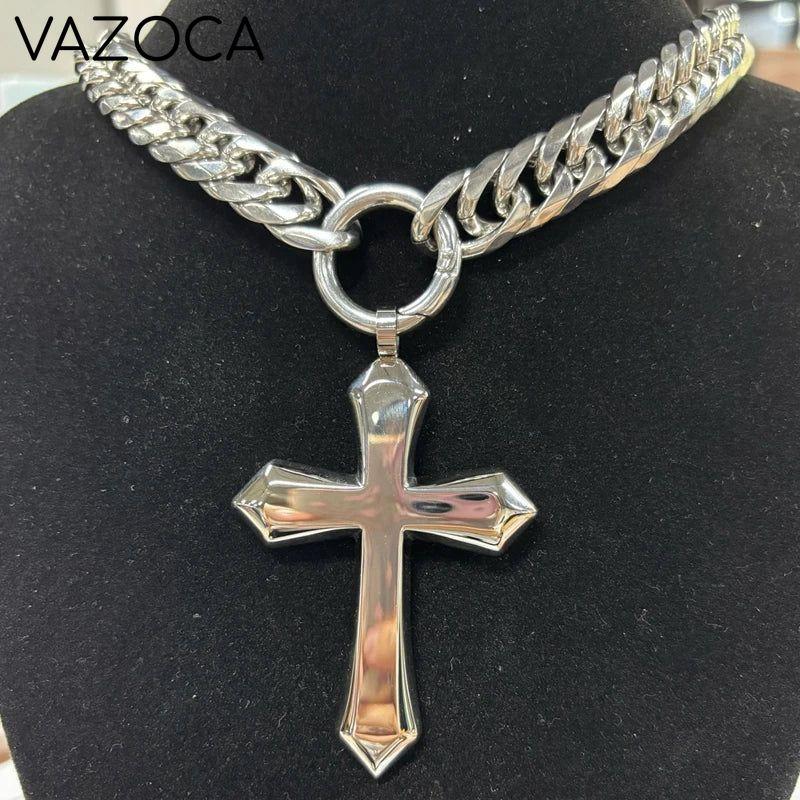 Cross Pendant Choker