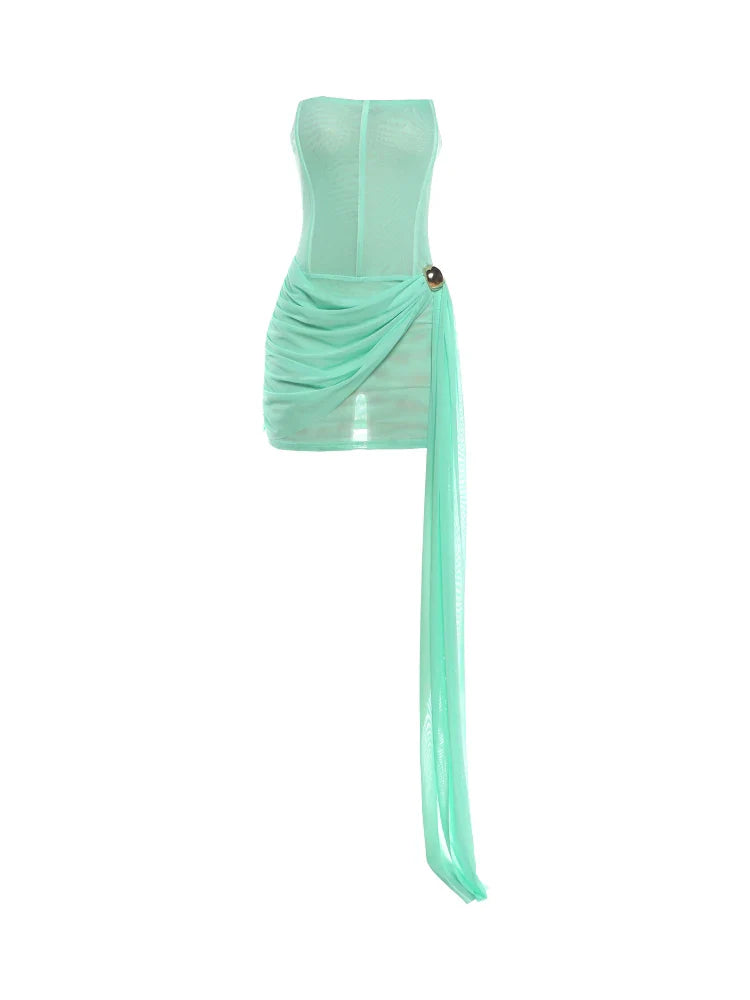 Nola Ruched Mini Dress