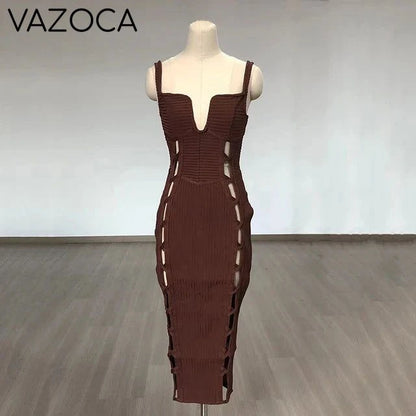 No Cuts Given Bandage Midi Dress