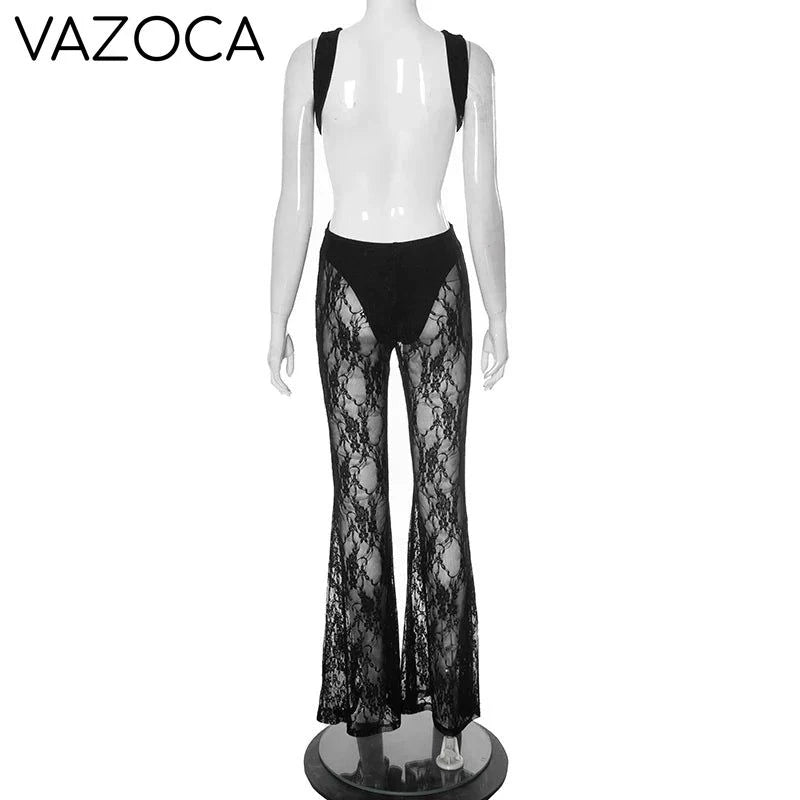 Melissa Mesh Jumpsuit