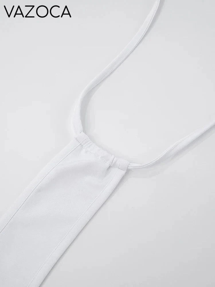 Josephine Halter Backless Romper