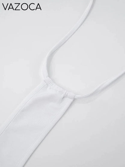 Josephine Halter Backless Romper