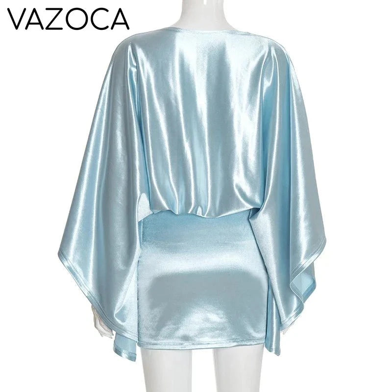 Classic Satin Mini Dress