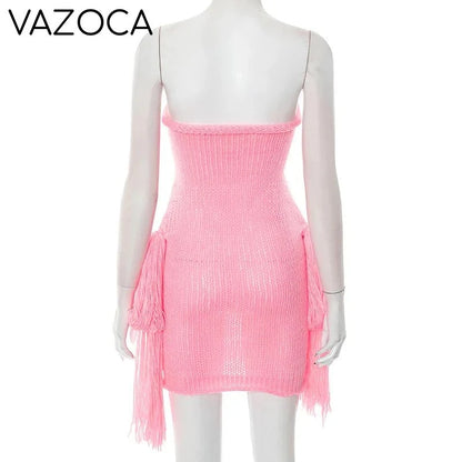 Ruth Crochet Mini Dress